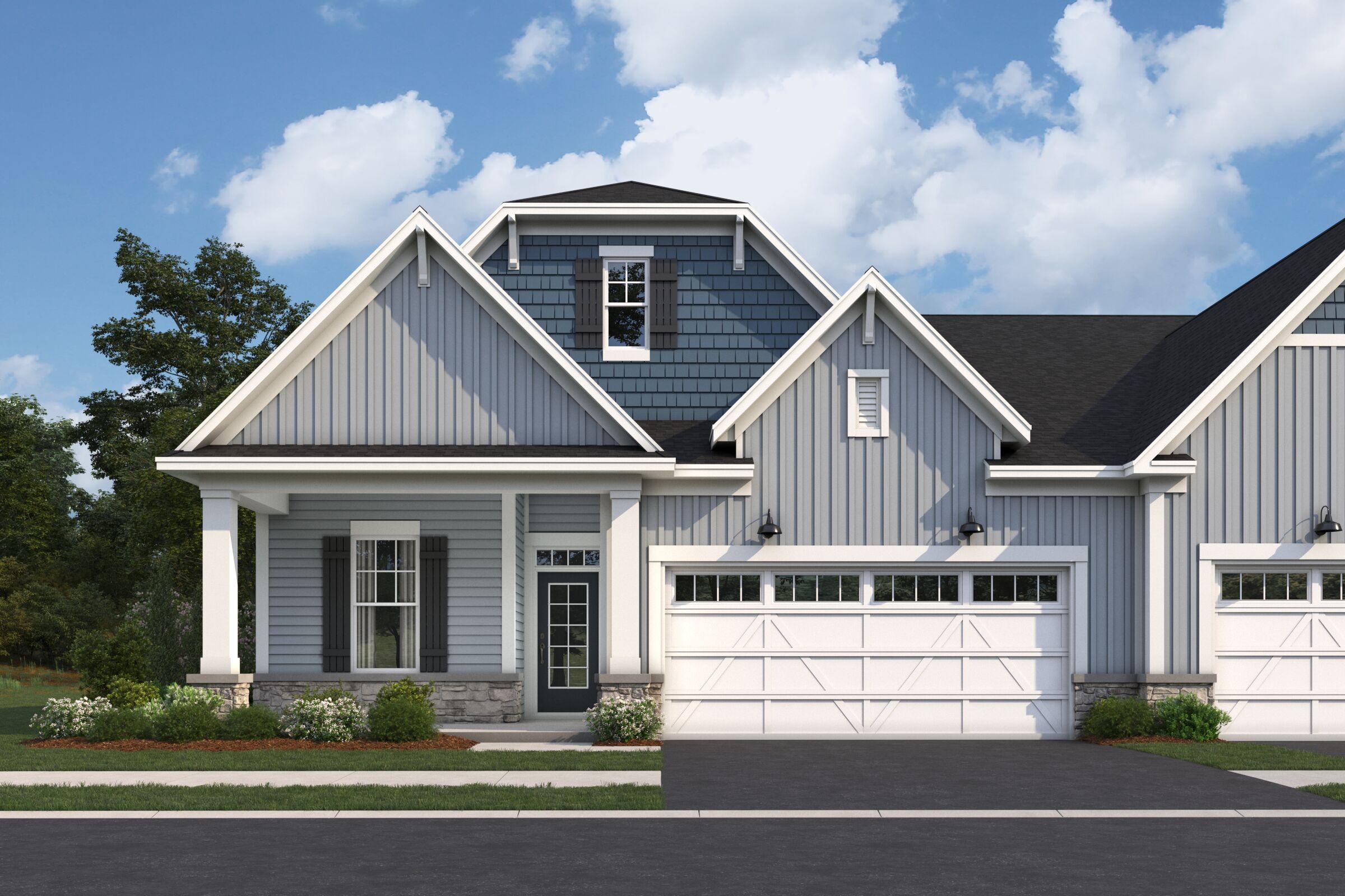 Ballard - The Villas At Riverstone: Plainfield, Illinois - M/I Homes