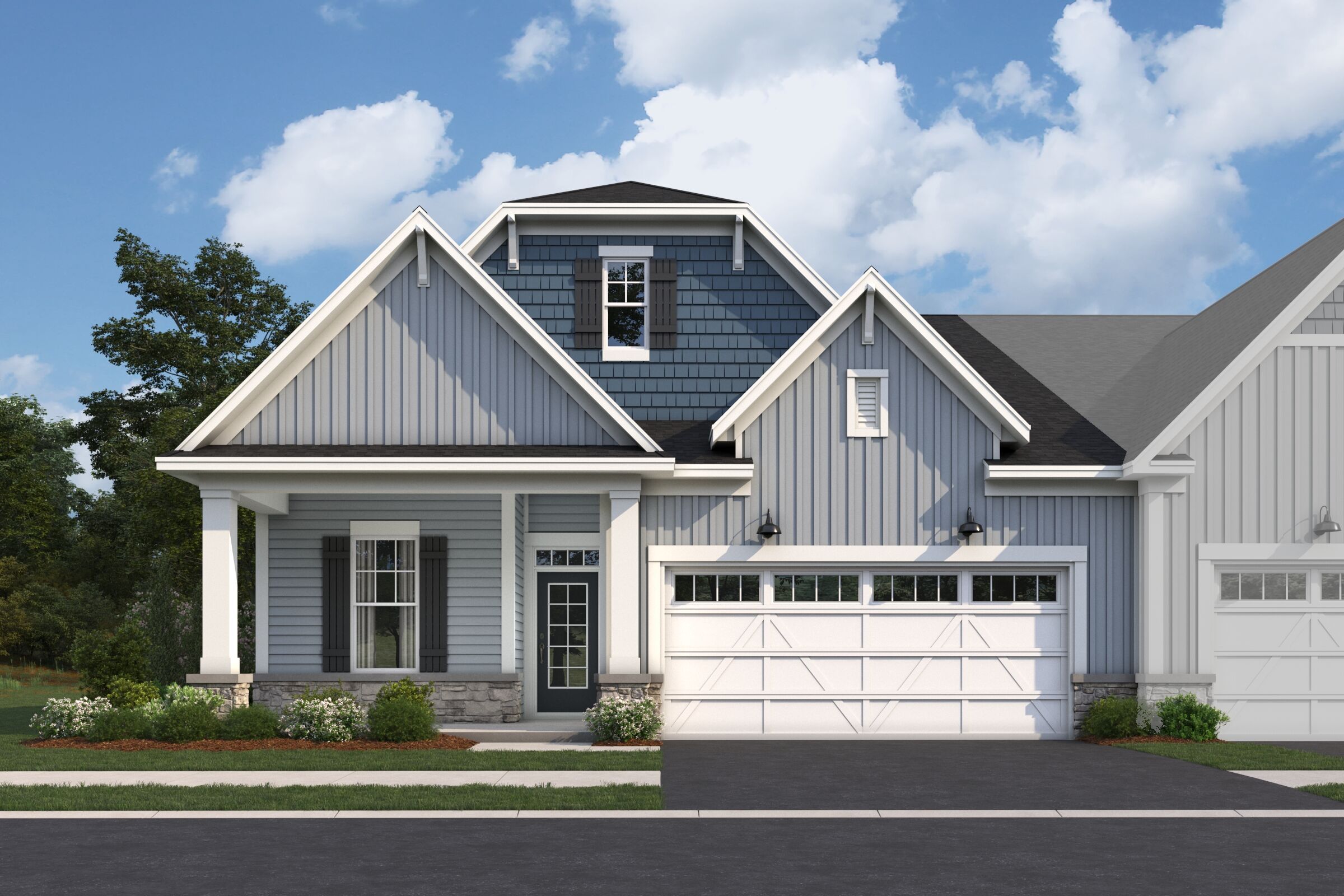 Ballard - The Villas At Riverstone: Plainfield, Illinois - M/I Homes