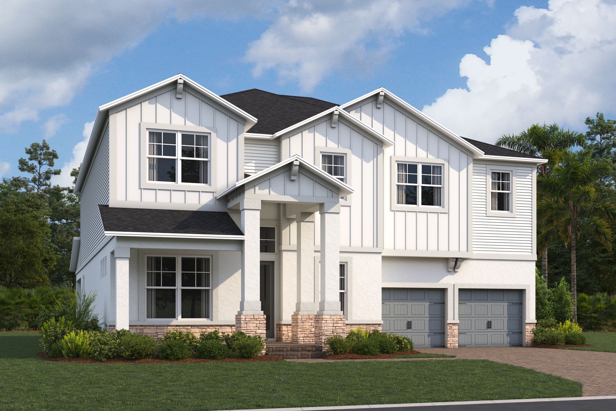 Center Lake On The Park por M/I Homes en Orlando Florida