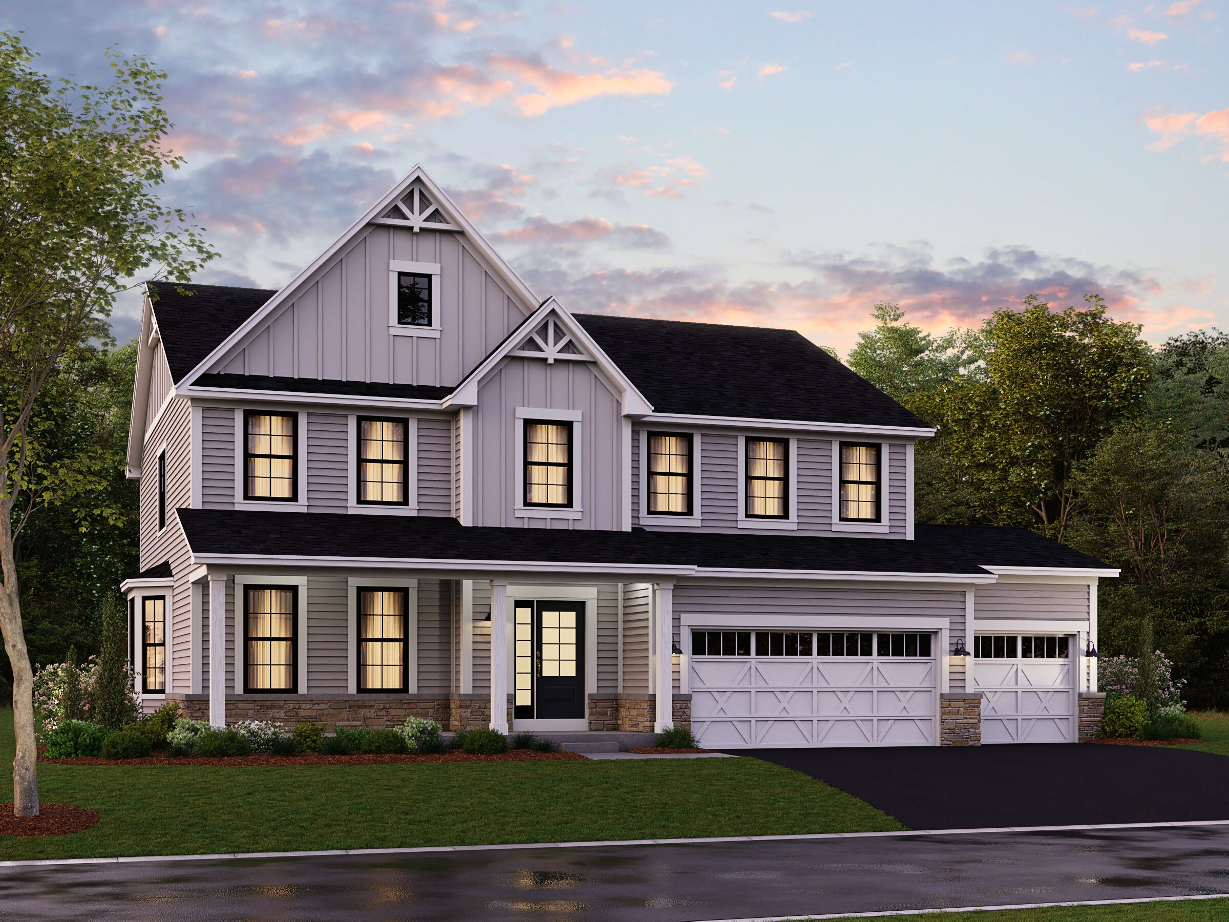 Fairchild Elevation Urban Farmhouse