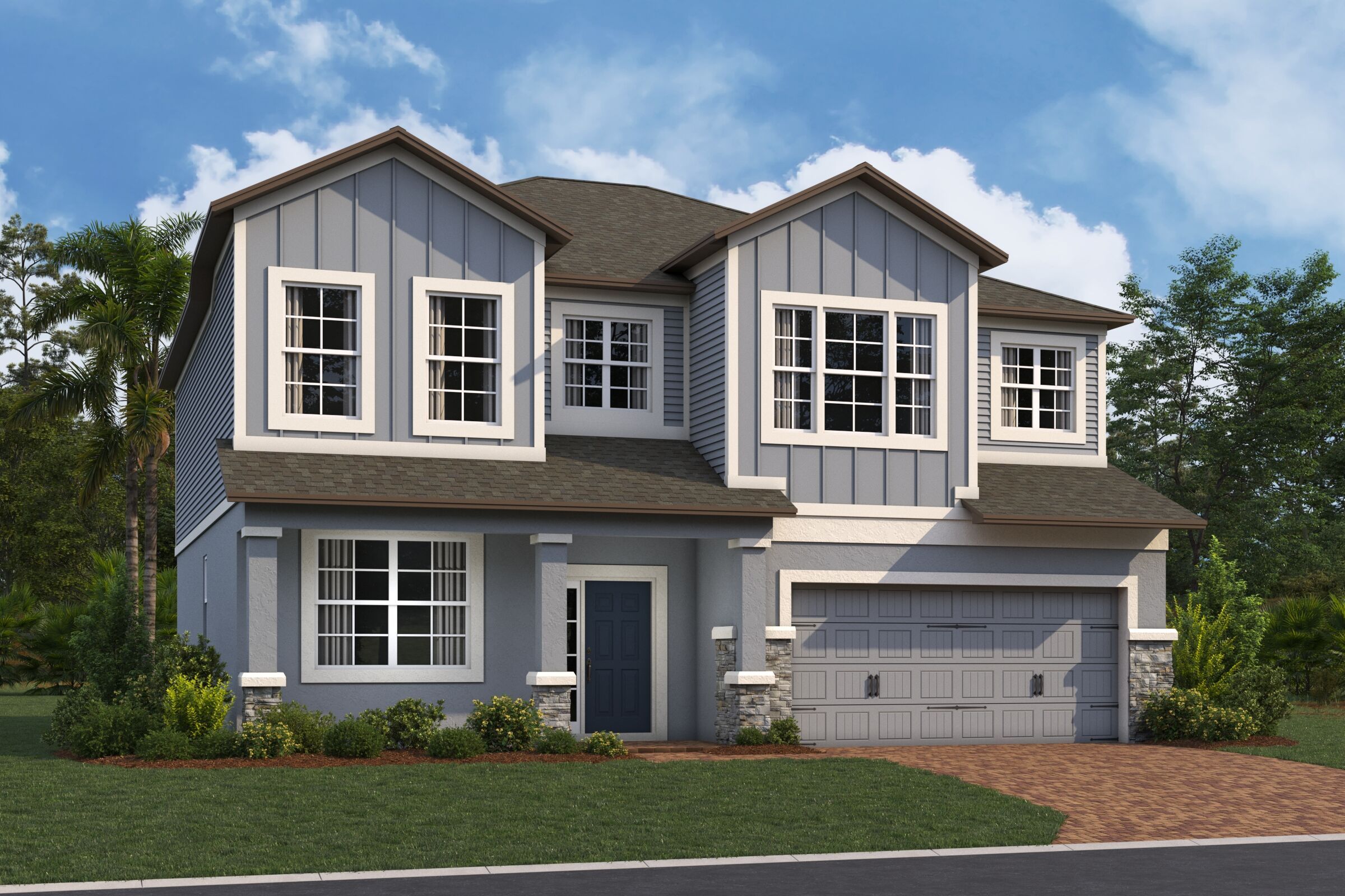 Santa Barbara II - Estates At Rivercrest: Sanford, Florida - M/I Homes