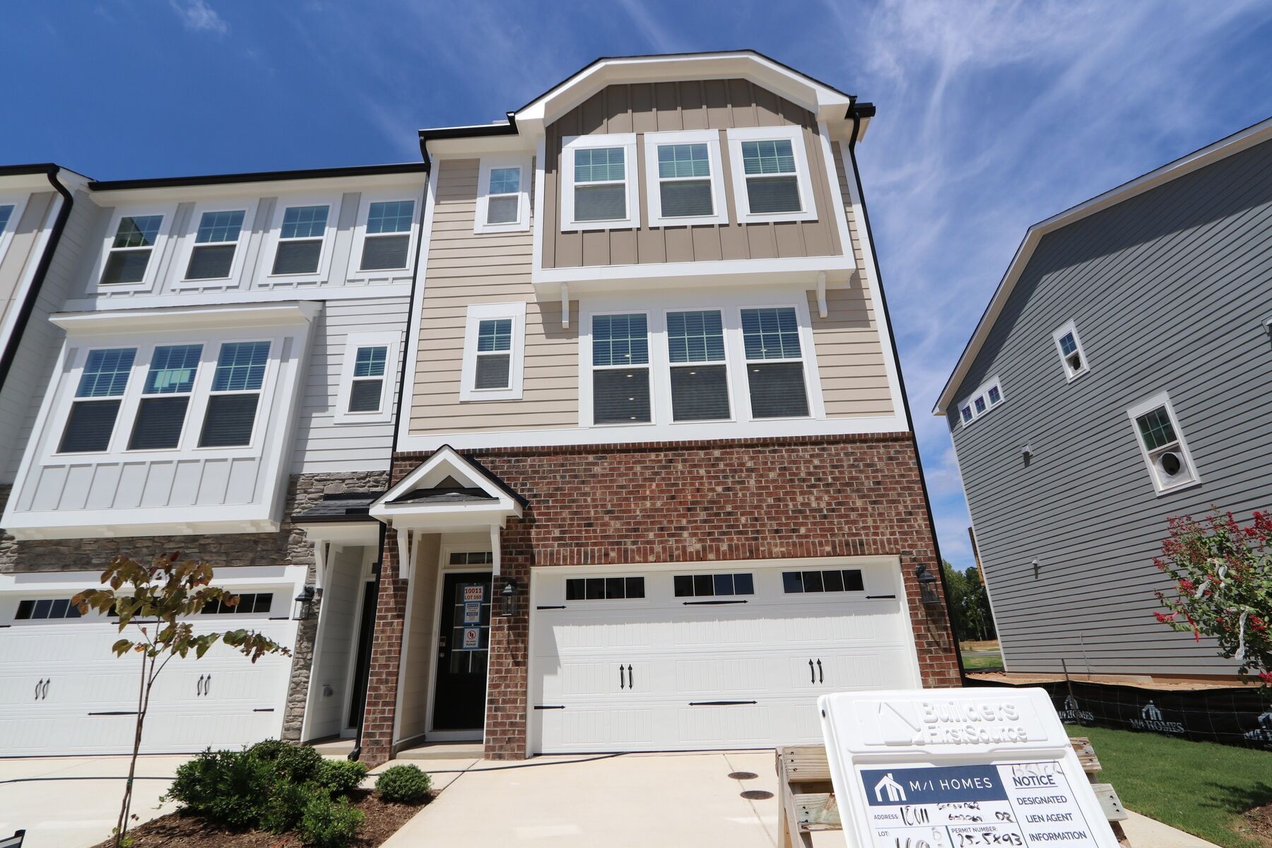 Buckingham - Green Level Trail Townhomes: Apex, North Carolina - M/I Homes