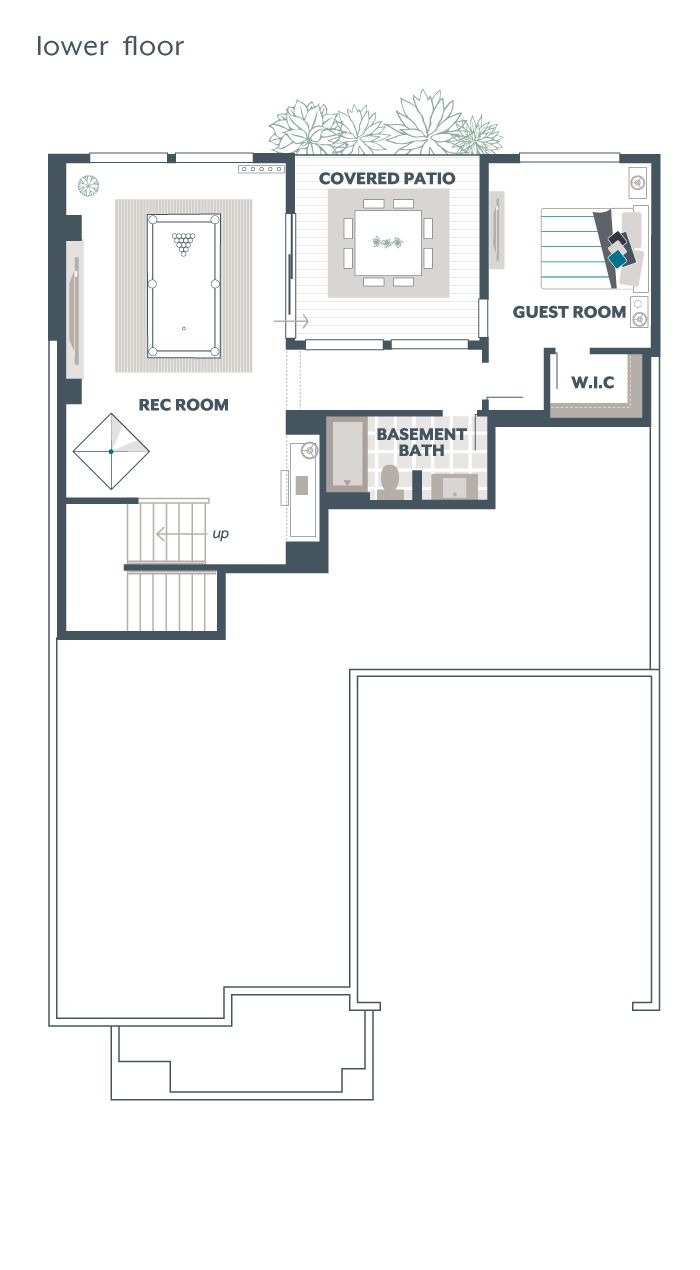 Upper Floor Plan - Azalea