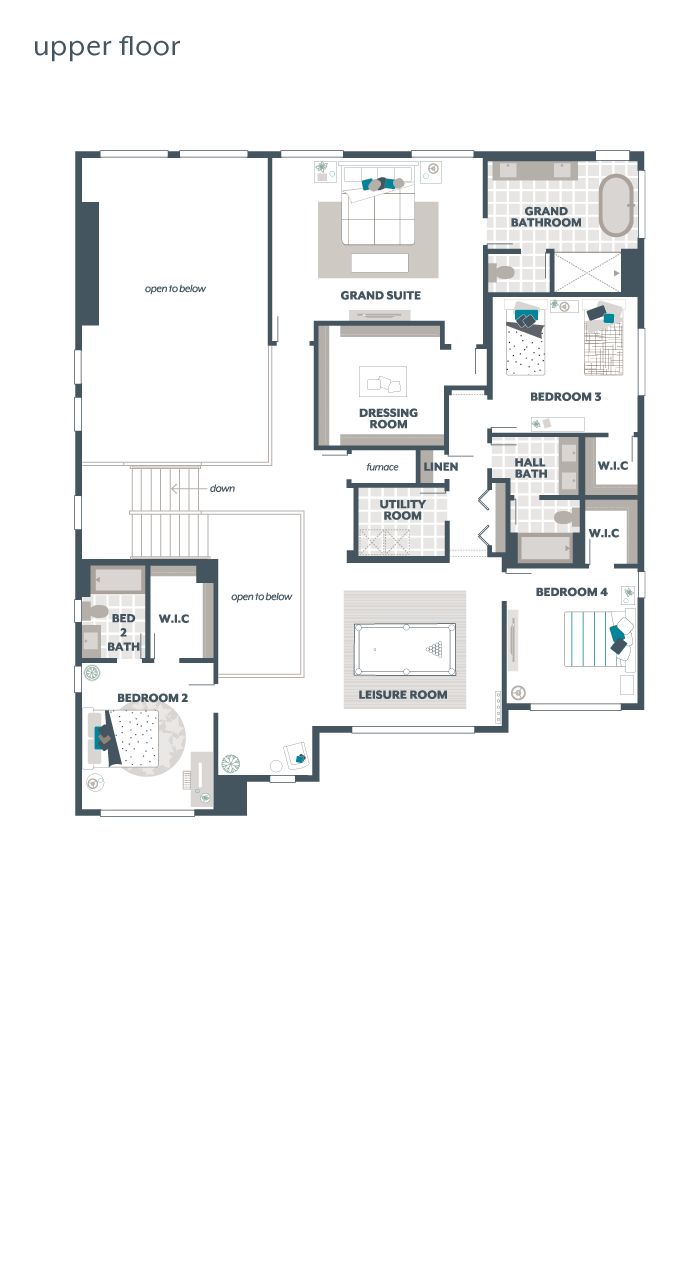 Upper Floor Plan - Ivy