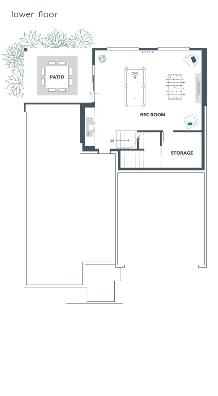 Upper Floor Plan - Indigo