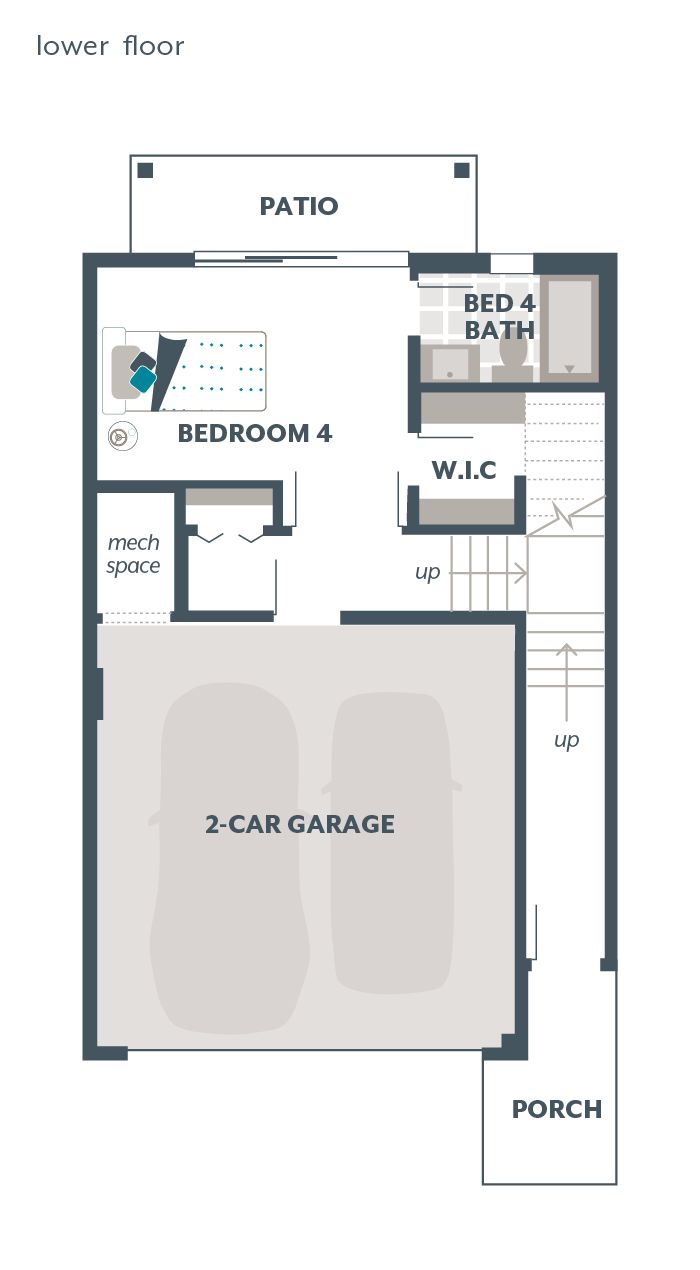 Upper Floor Plan - Baytree