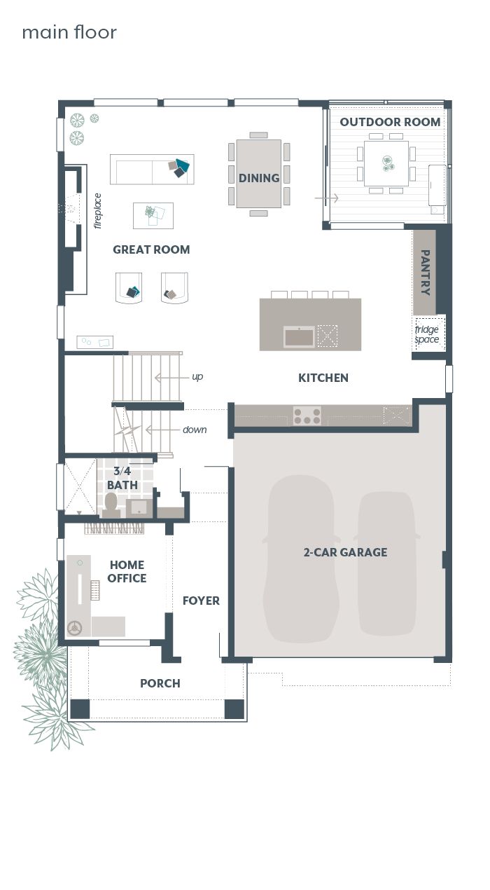 Main Floor Plan - Trillium