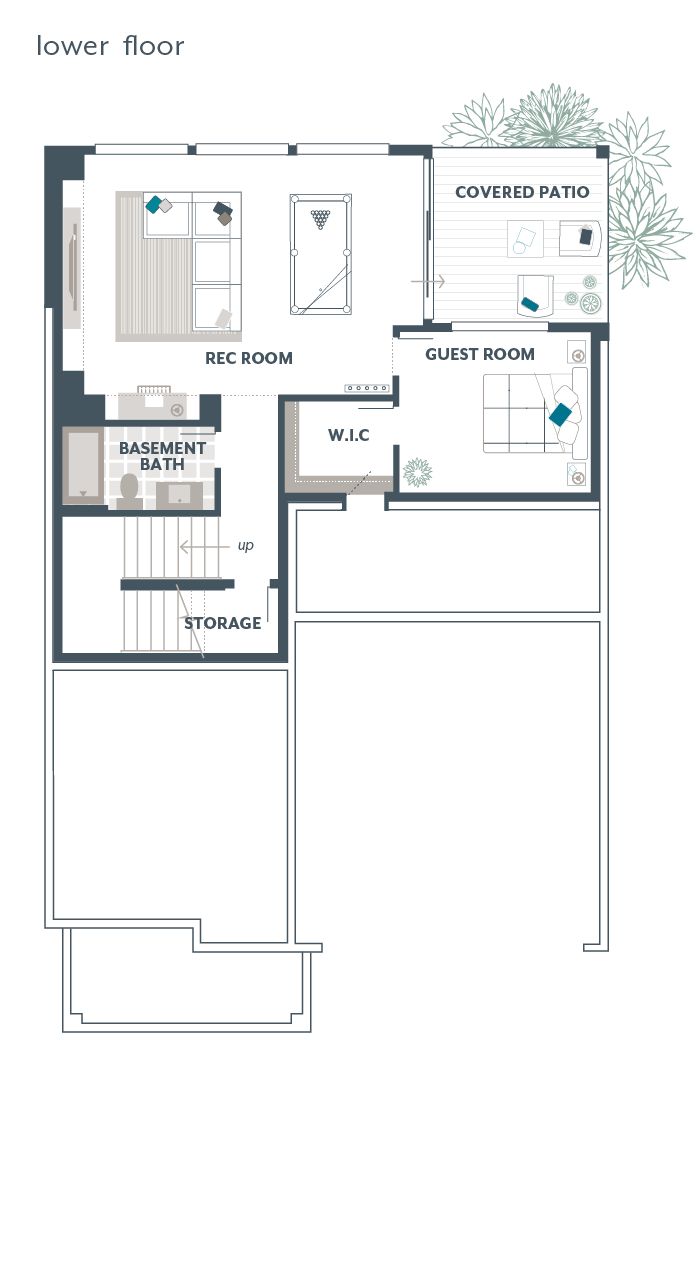 Upper Floor Plan - Trillium