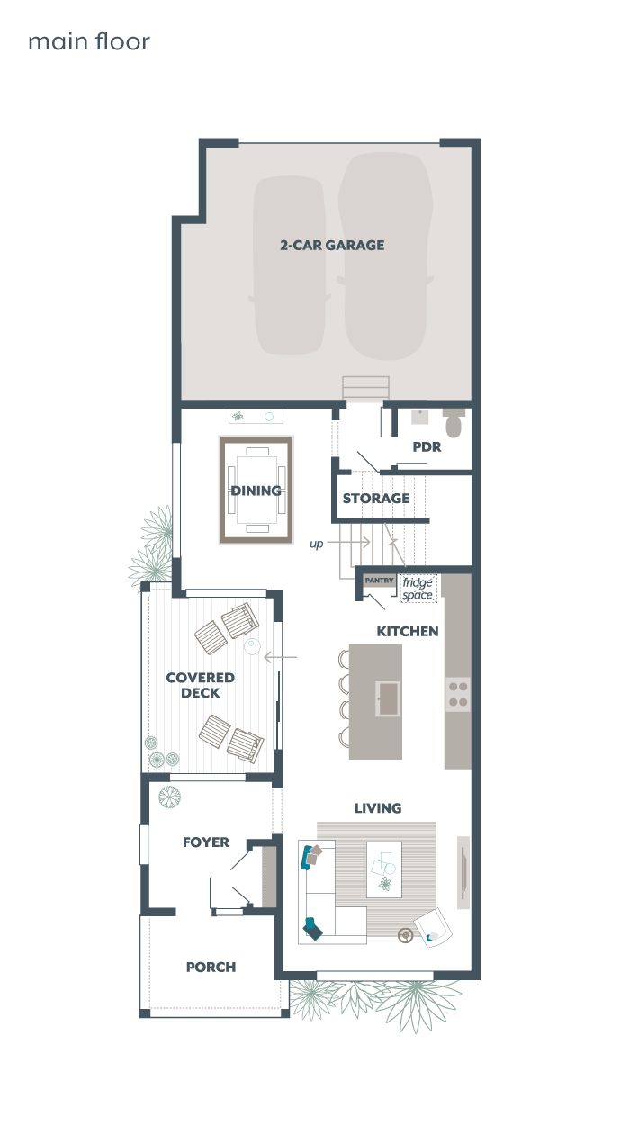 Main Floor Plan - Marigold