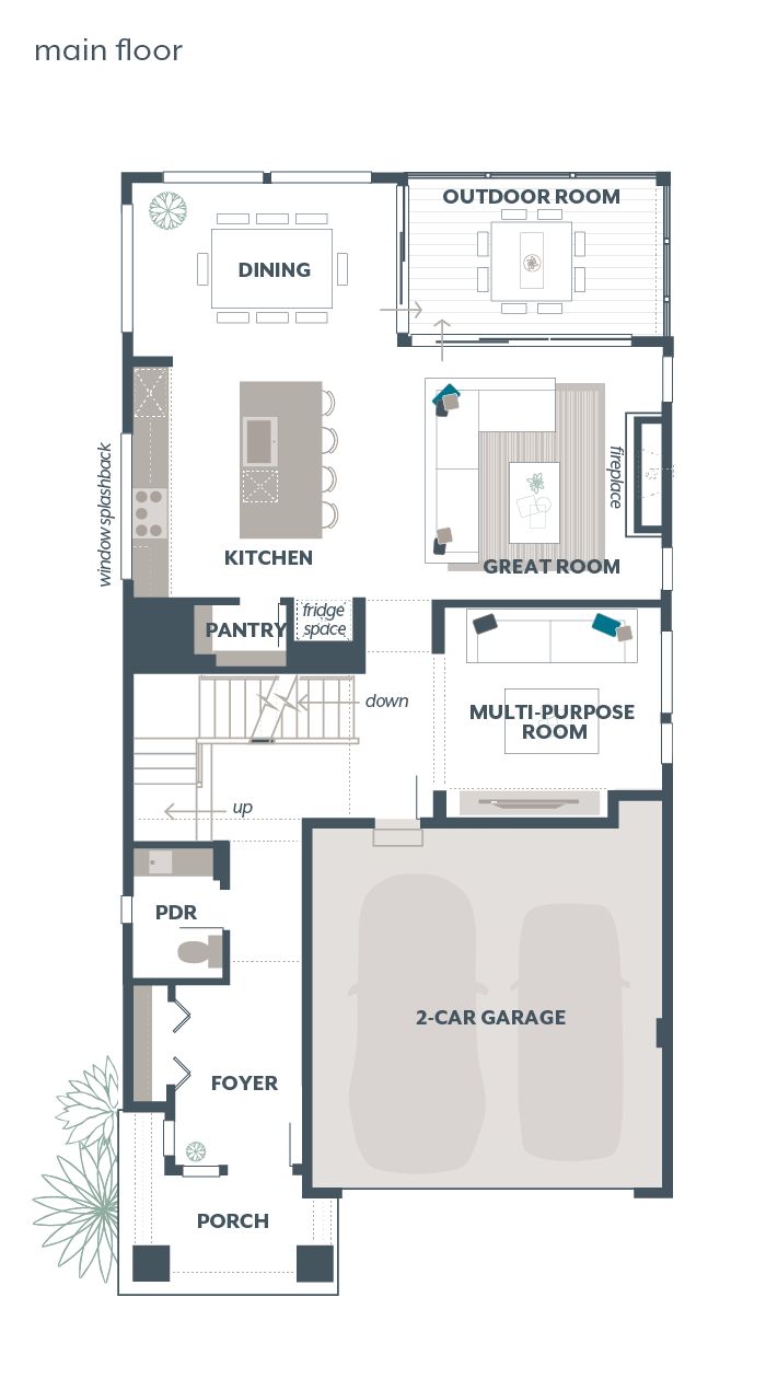 Main Floor Plan - Sequoia V2