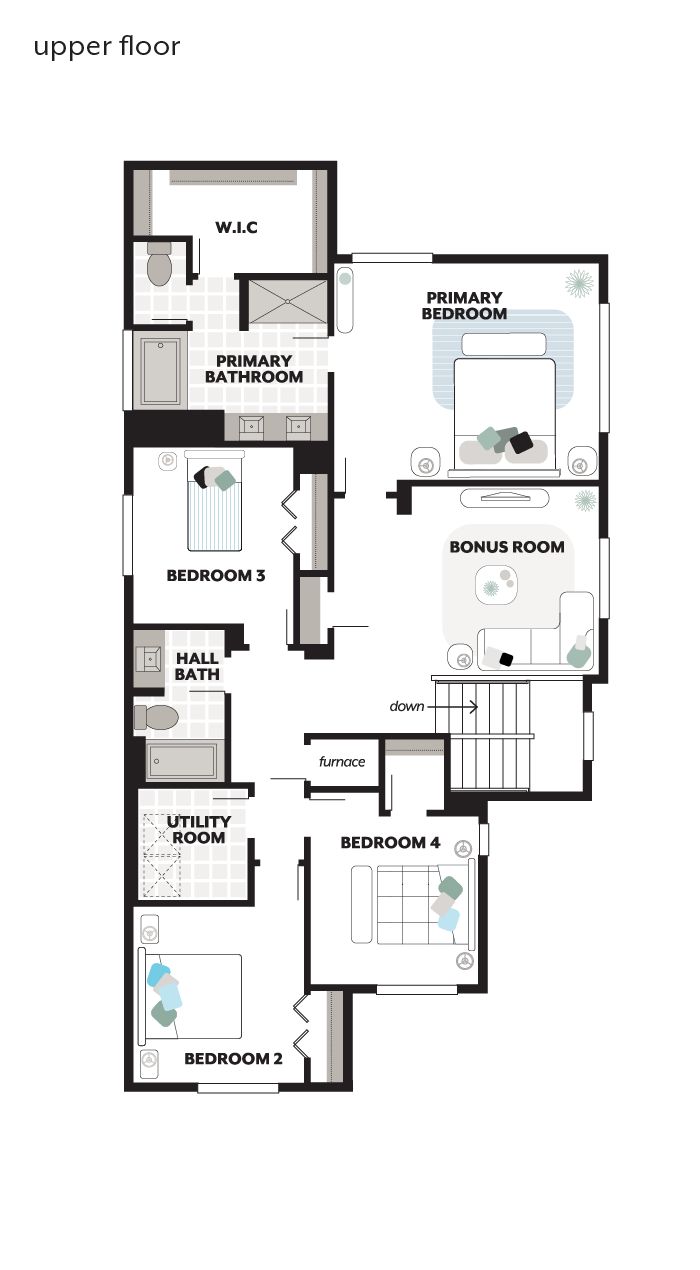 Upper Floor Plan - Skykomish