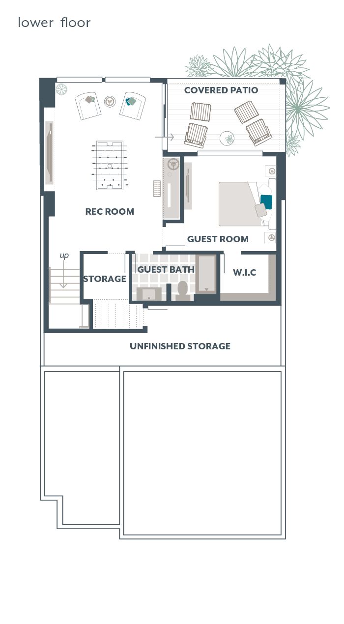 Upper Floor Plan - Sequoia V2