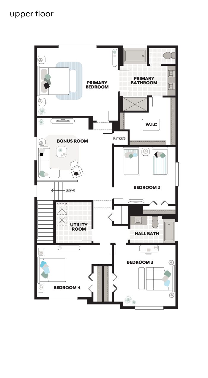 Upper Floor Plan - Skagit V2