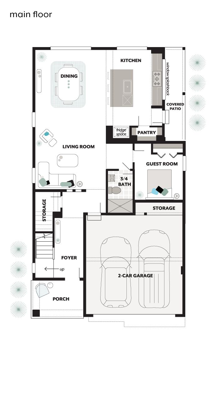 Main Floor Plan - Skagit V2