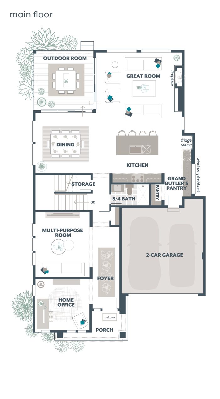 Main Floor Plan - Briar