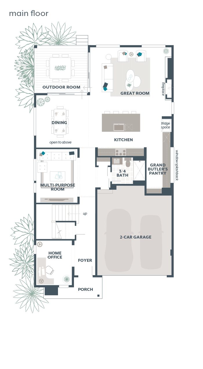 Main Floor Plan - Bramble