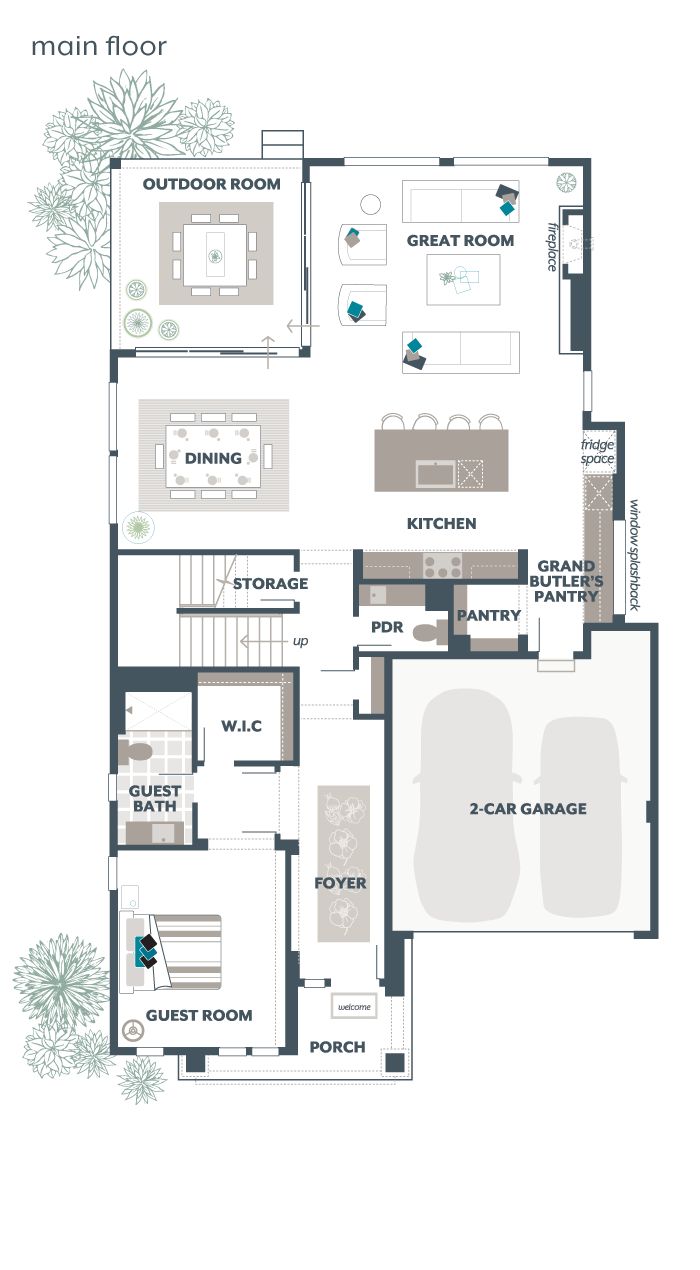 Main Floor Plan - Briar