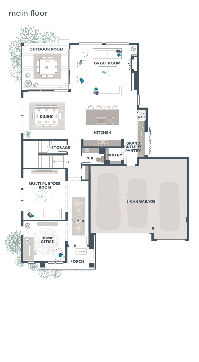 Main Floor Plan - Briar