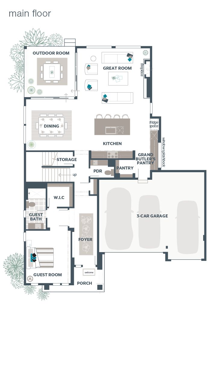 Main Floor Plan - Briar