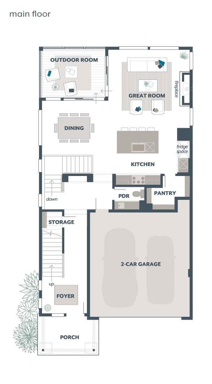 Main Floor Plan - Palmetto
