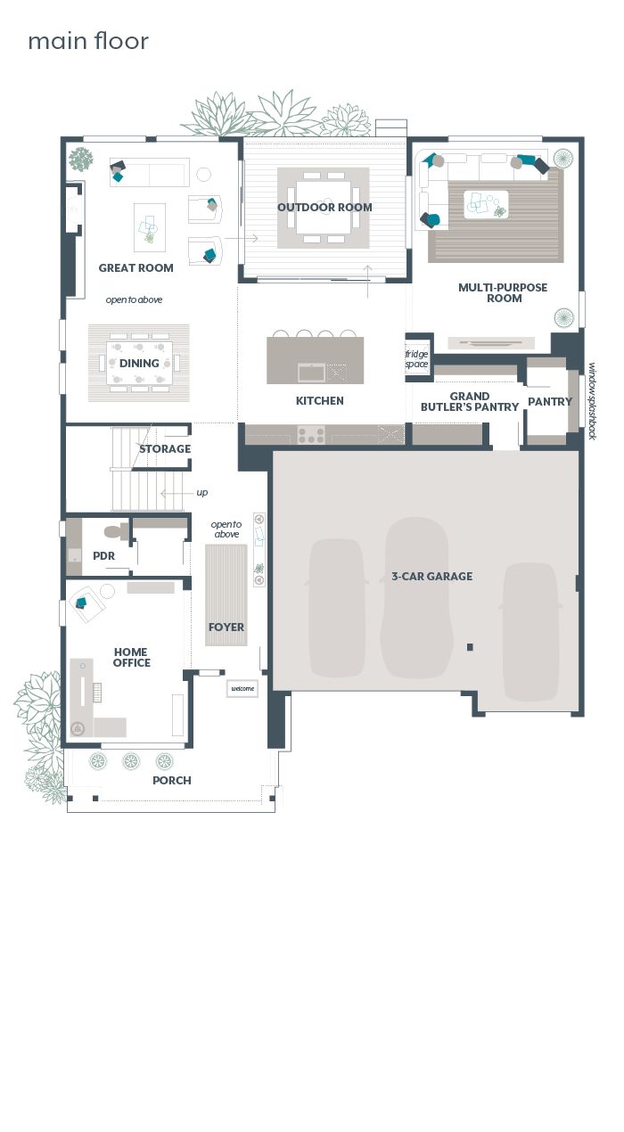 Main Floor Plan - Ivy
