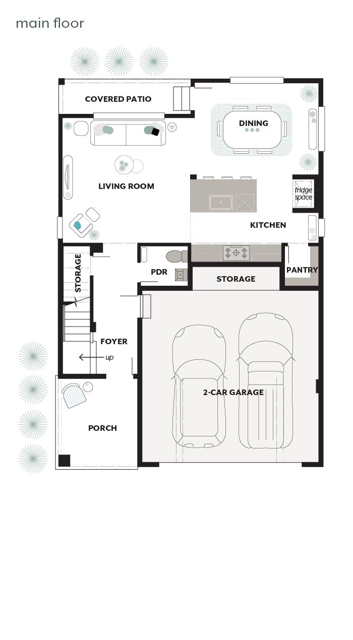 Main Floor Plan - Nisqually