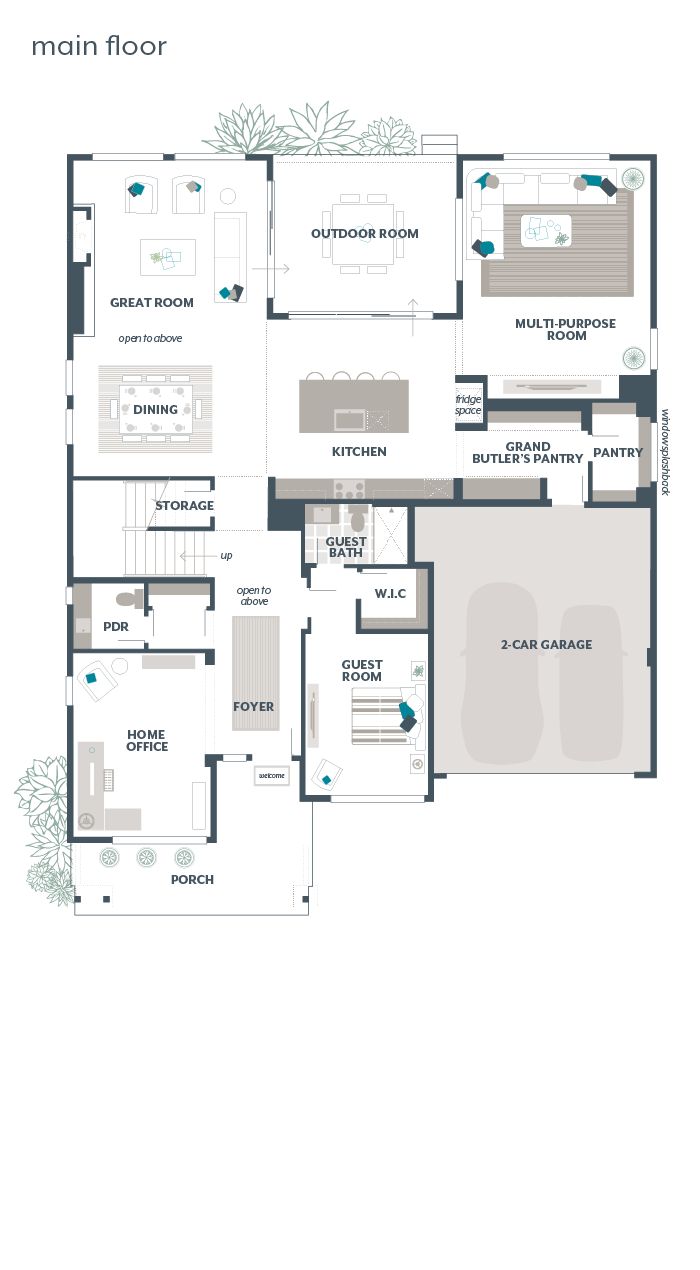 Main Floor Plan - Ivy V2