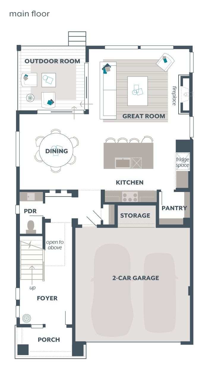 Main Floor Plan - Gardenia V3