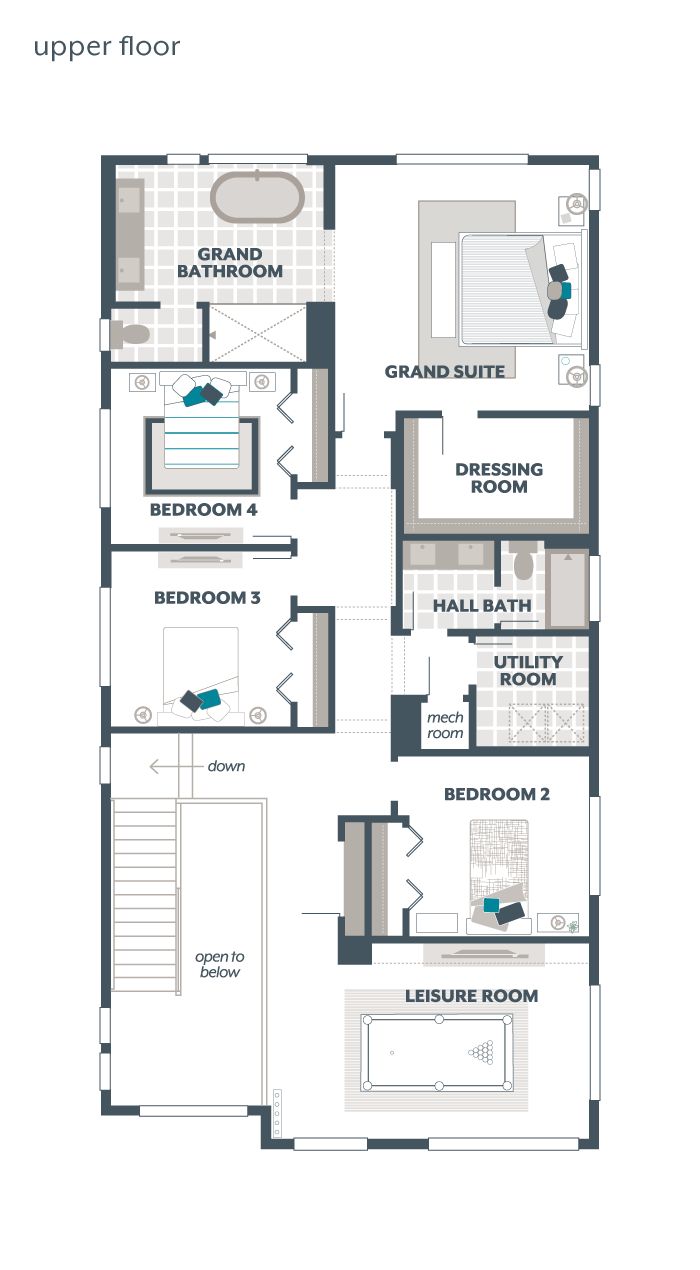 Upper Floor Plan - Persea
