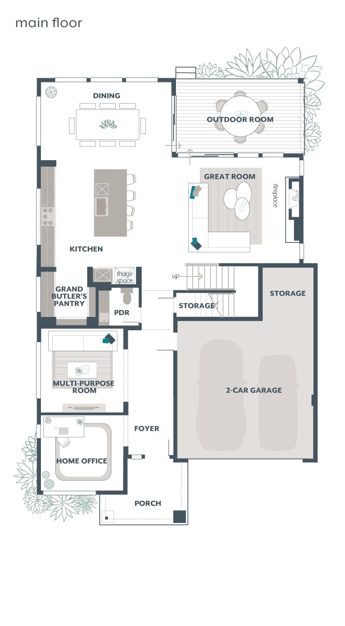 Main Floor Plan - Lotus V2