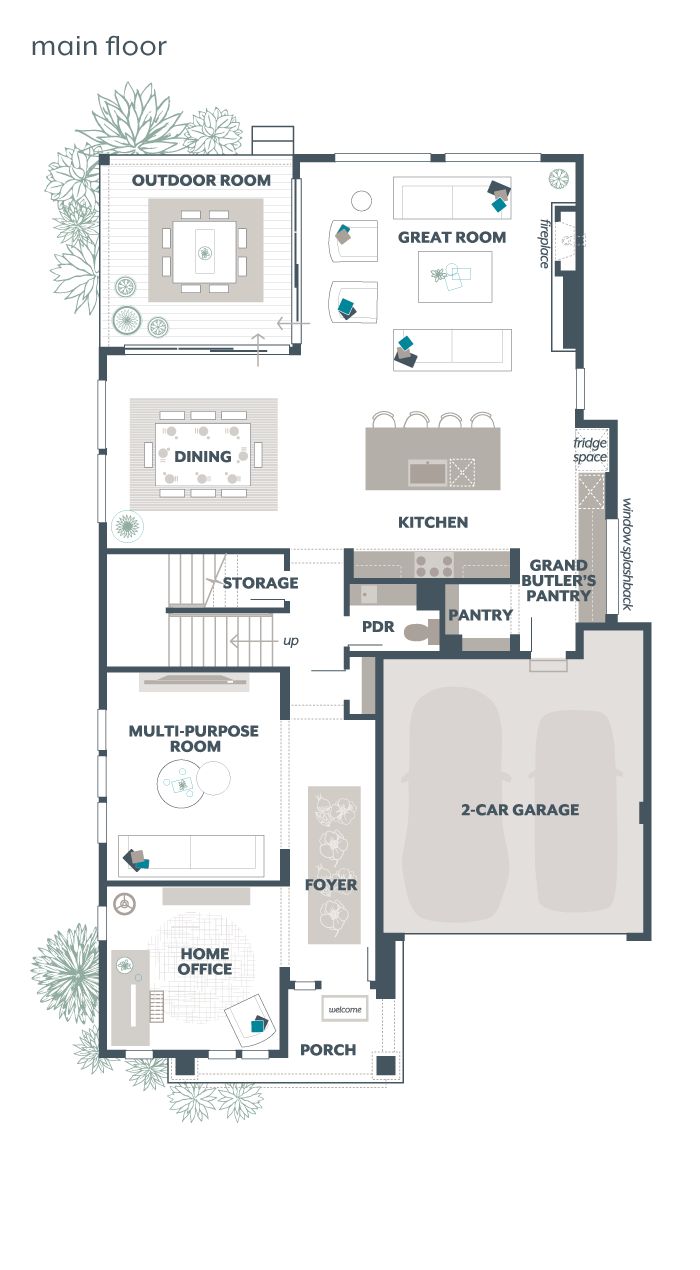 Main Floor Plan - Briar