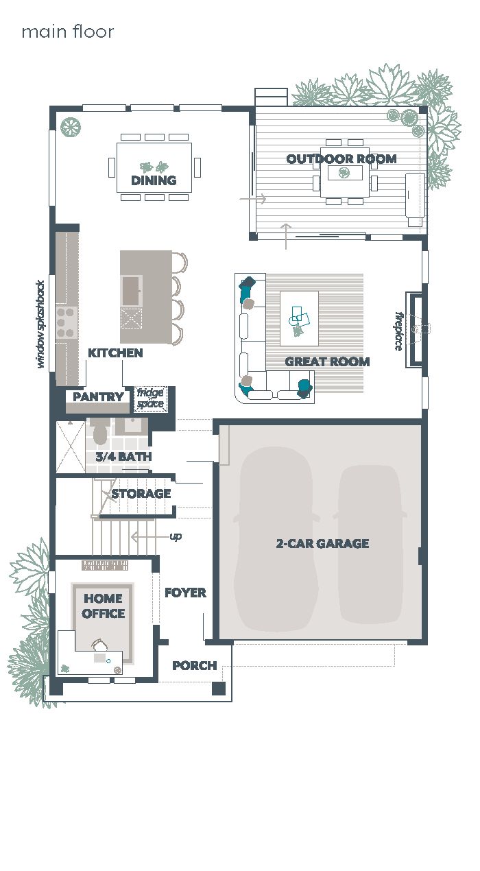 Main Floor Plan - Amaryllis