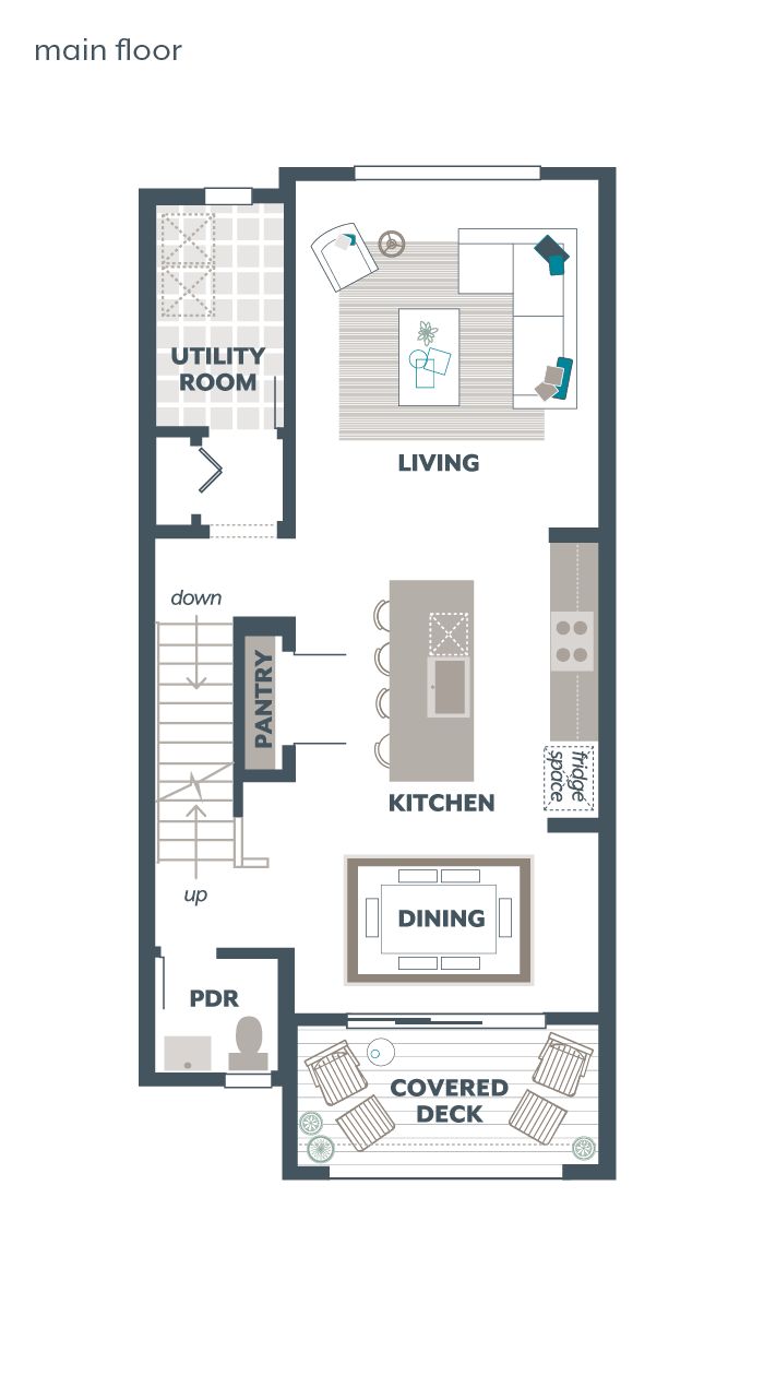 Main Floor Plan - Lilac