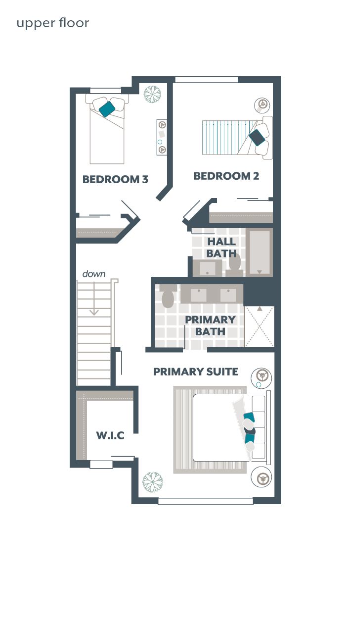 Upper Floor Plan - Lilac
