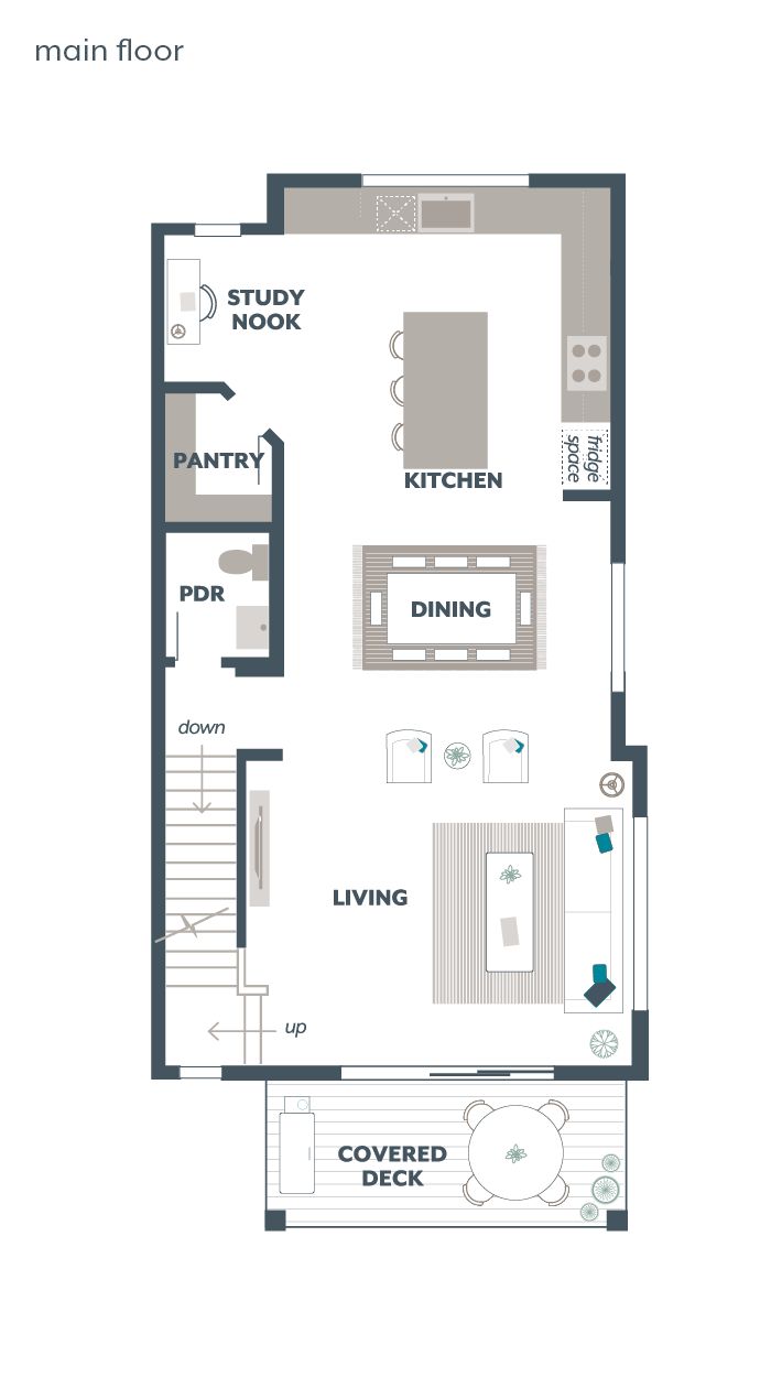 Main Floor Plan - Spruce