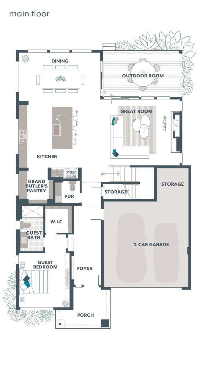Main Floor Plan - Lotus V2
