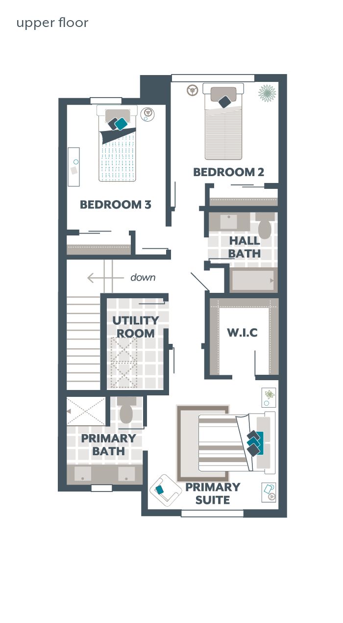 Upper Floor Plan - Hazel