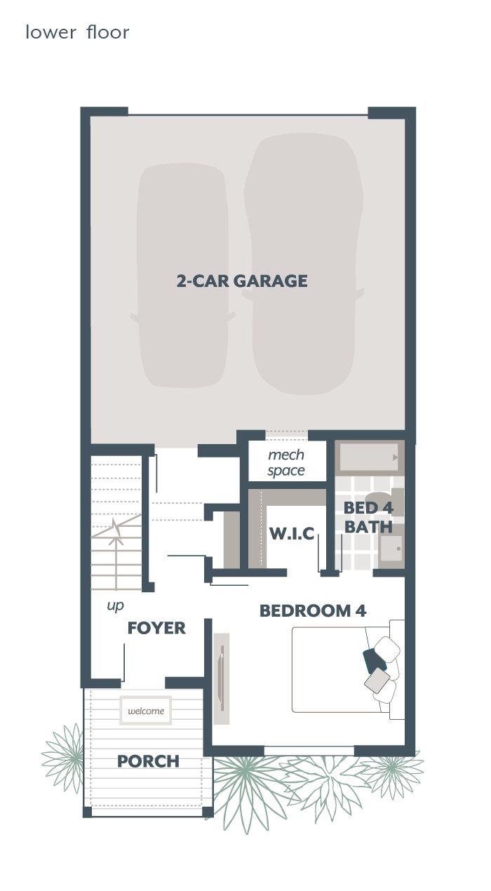 Lower Floor Plan - Hazel