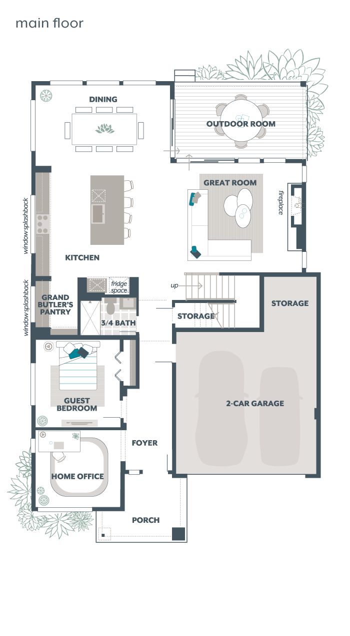 Main Floor Plan - Lotus V2