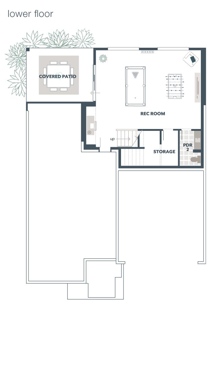 Upper Floor Plan - Indigo