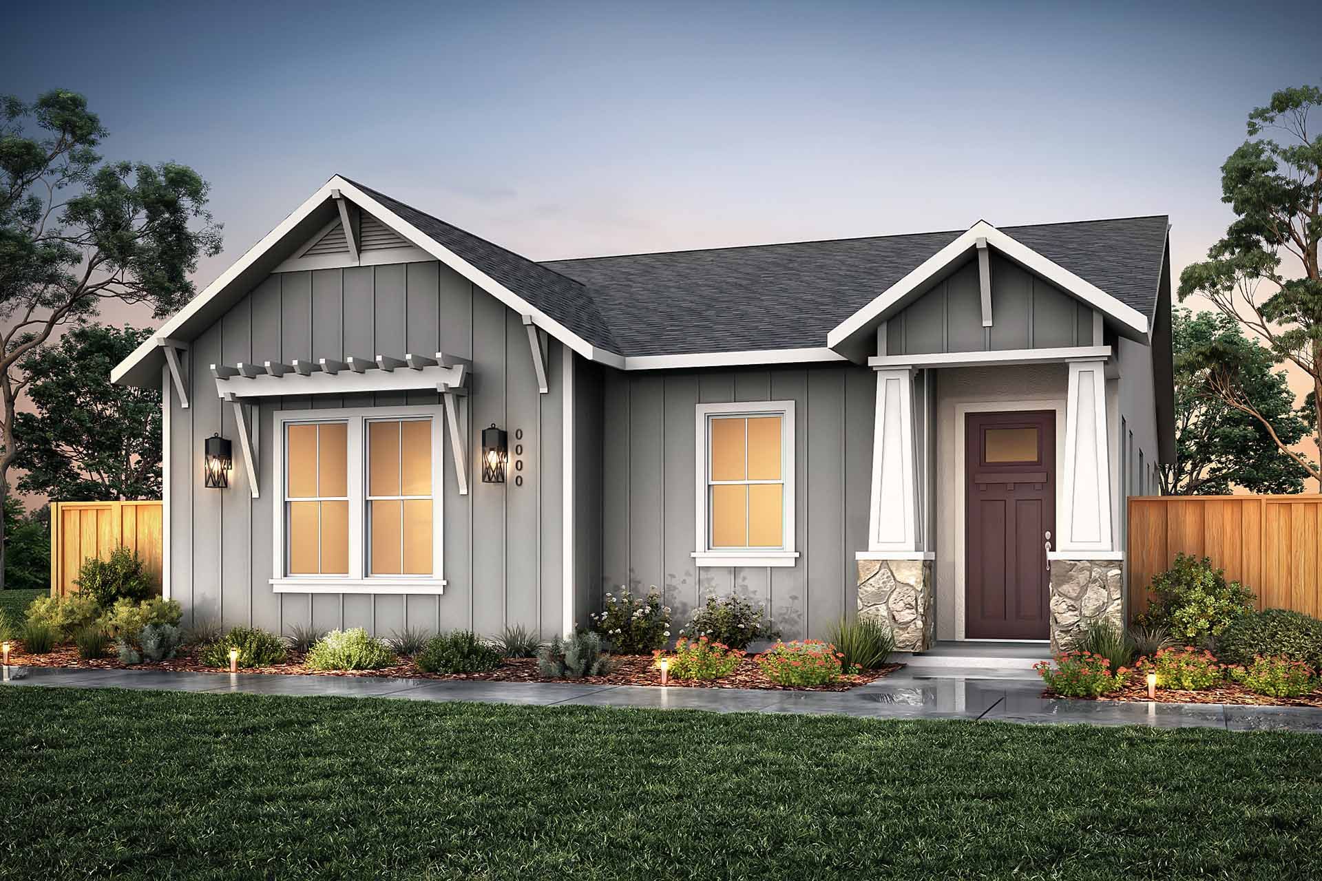 Elevation D Plan 1