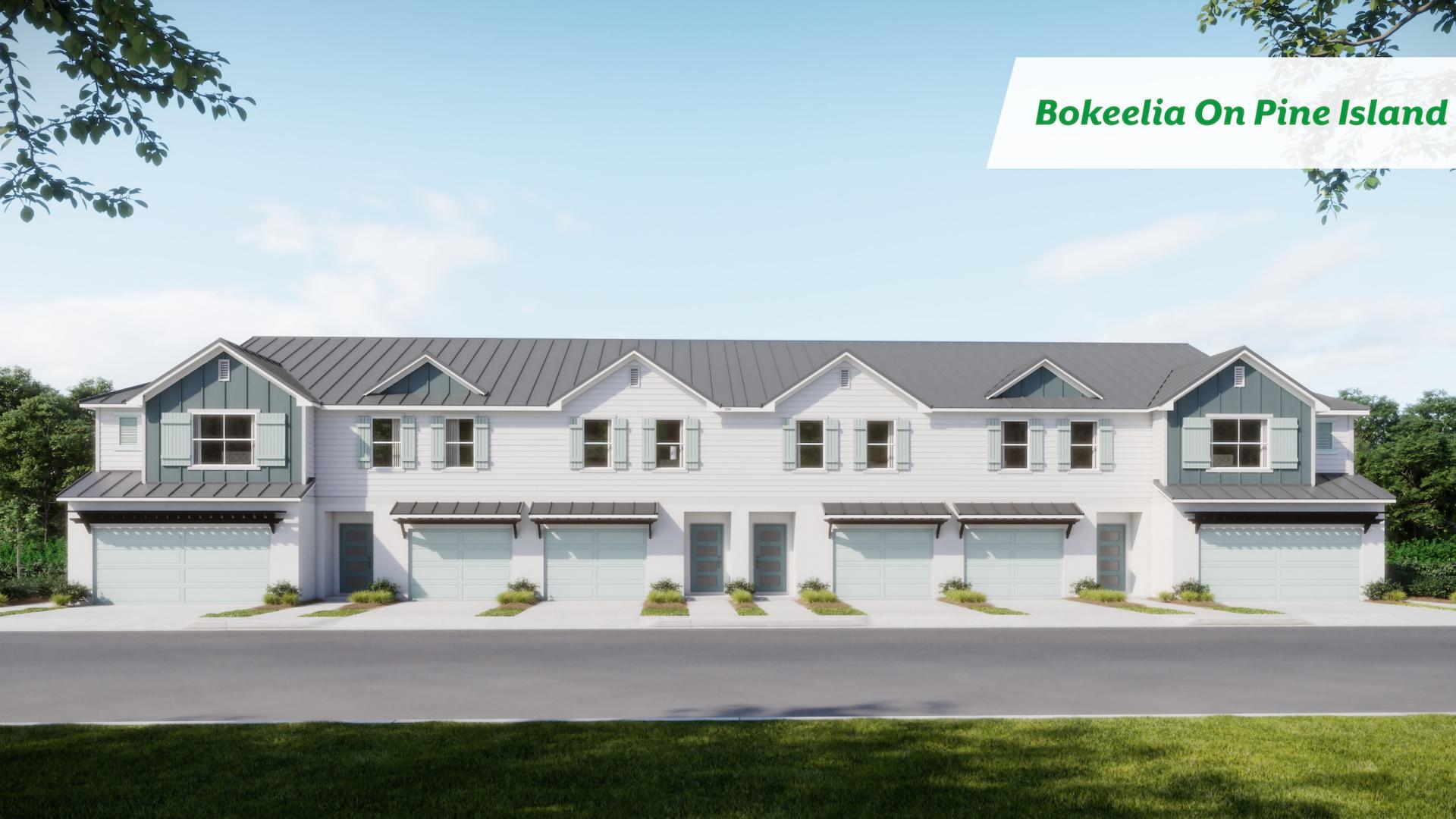 Bright, charming exteriors with metal roofs offer simple, low-maintenance living.