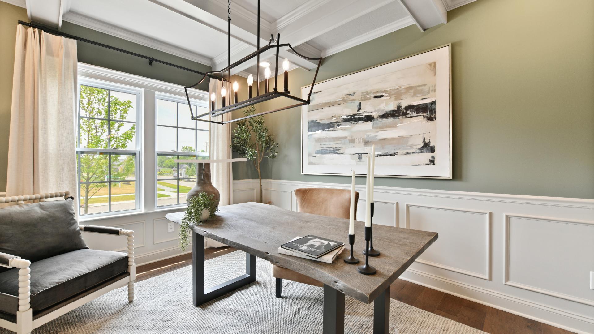 Flex space for a bedroom, playroom or a second home office.