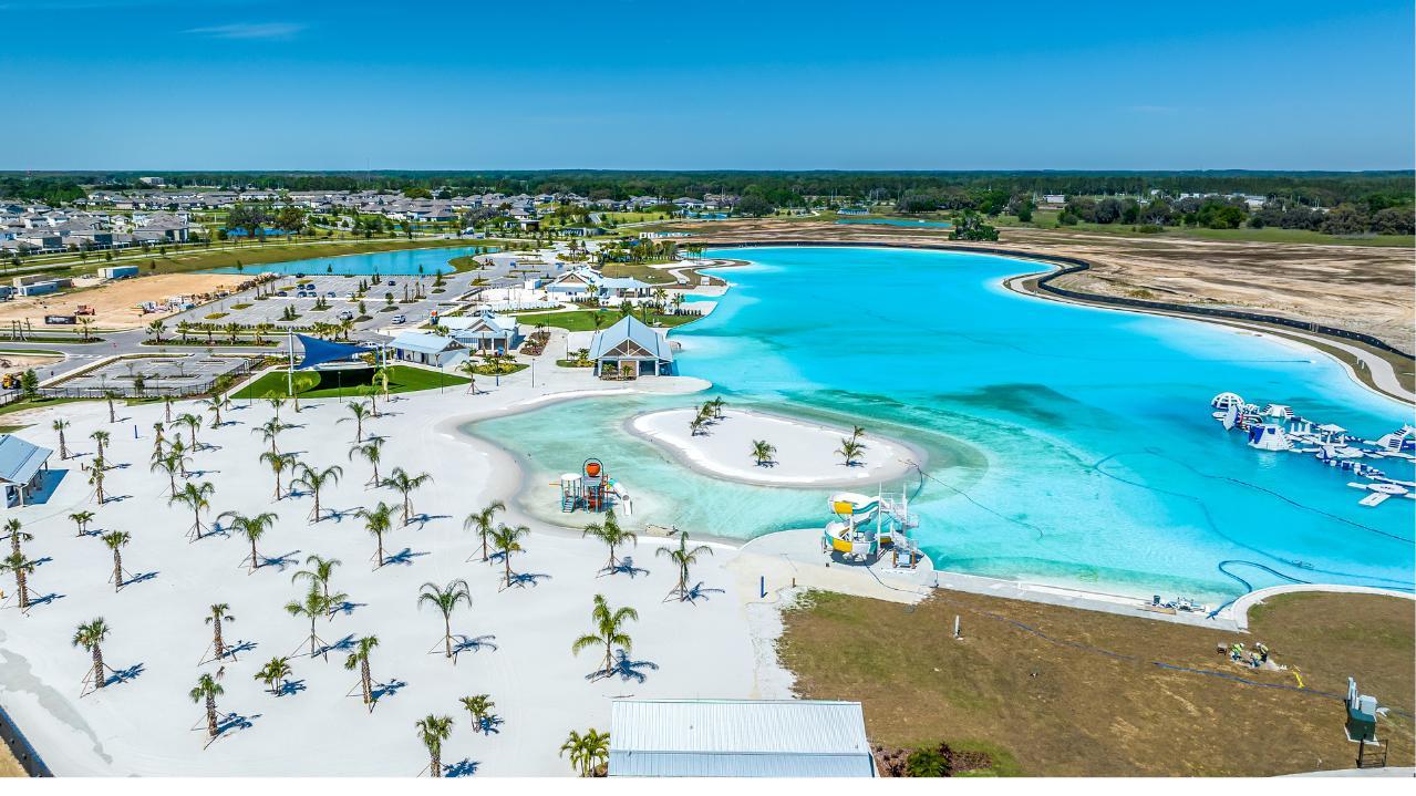 You love living next to a 15-acre lagoon and endless community amenities.