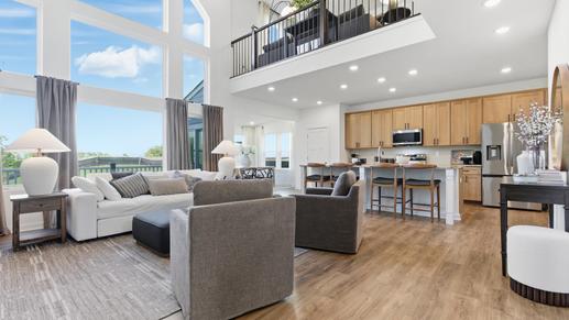 Open floor plans make it easy to entertain family and friends.