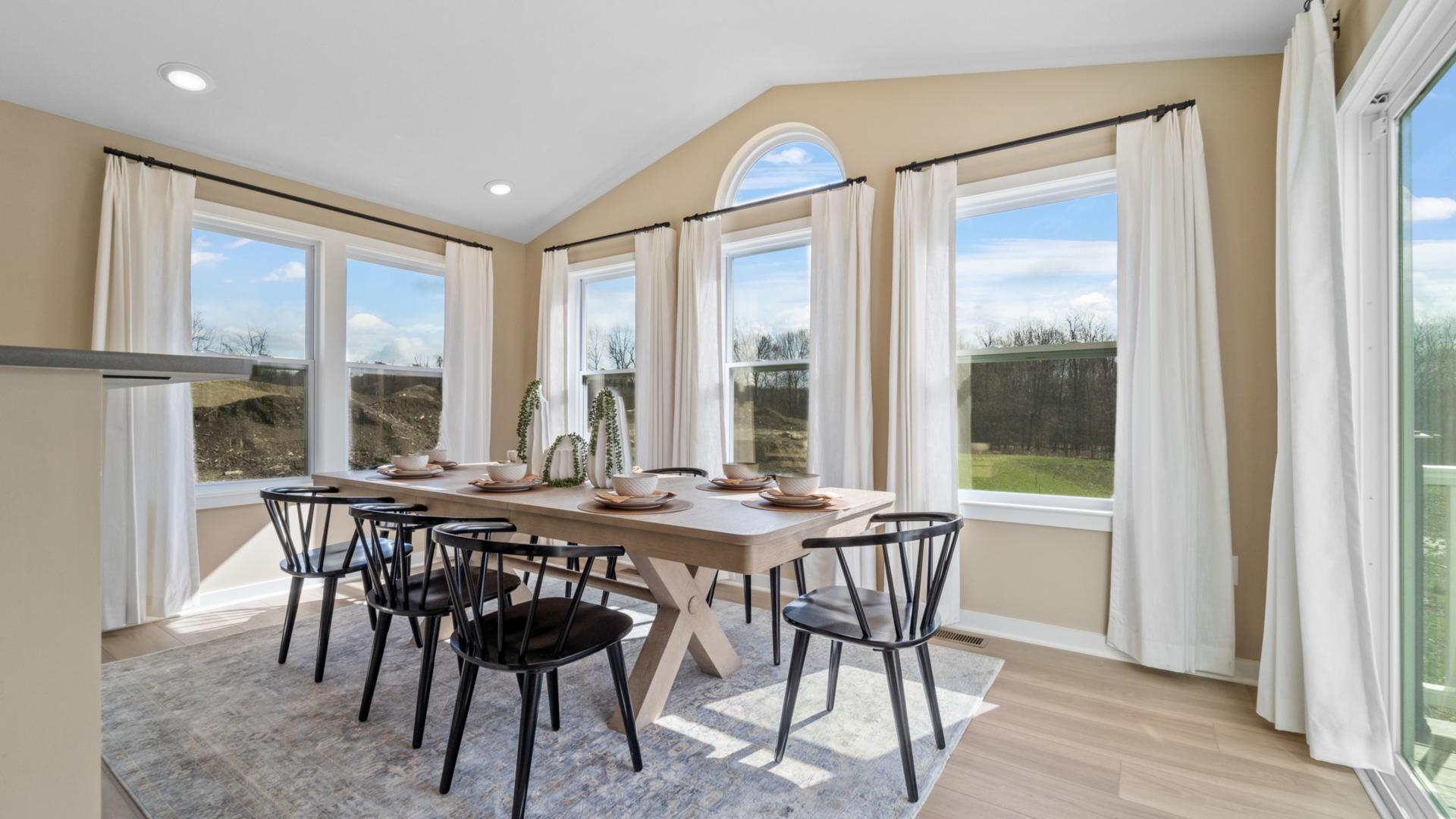 Light filled sunrooms only available with Maronda Homes!