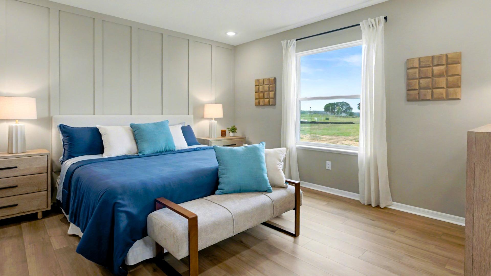 Turn your master bedroom into a peaceful retreat—your favorite place to relax, unwind, and recharge.