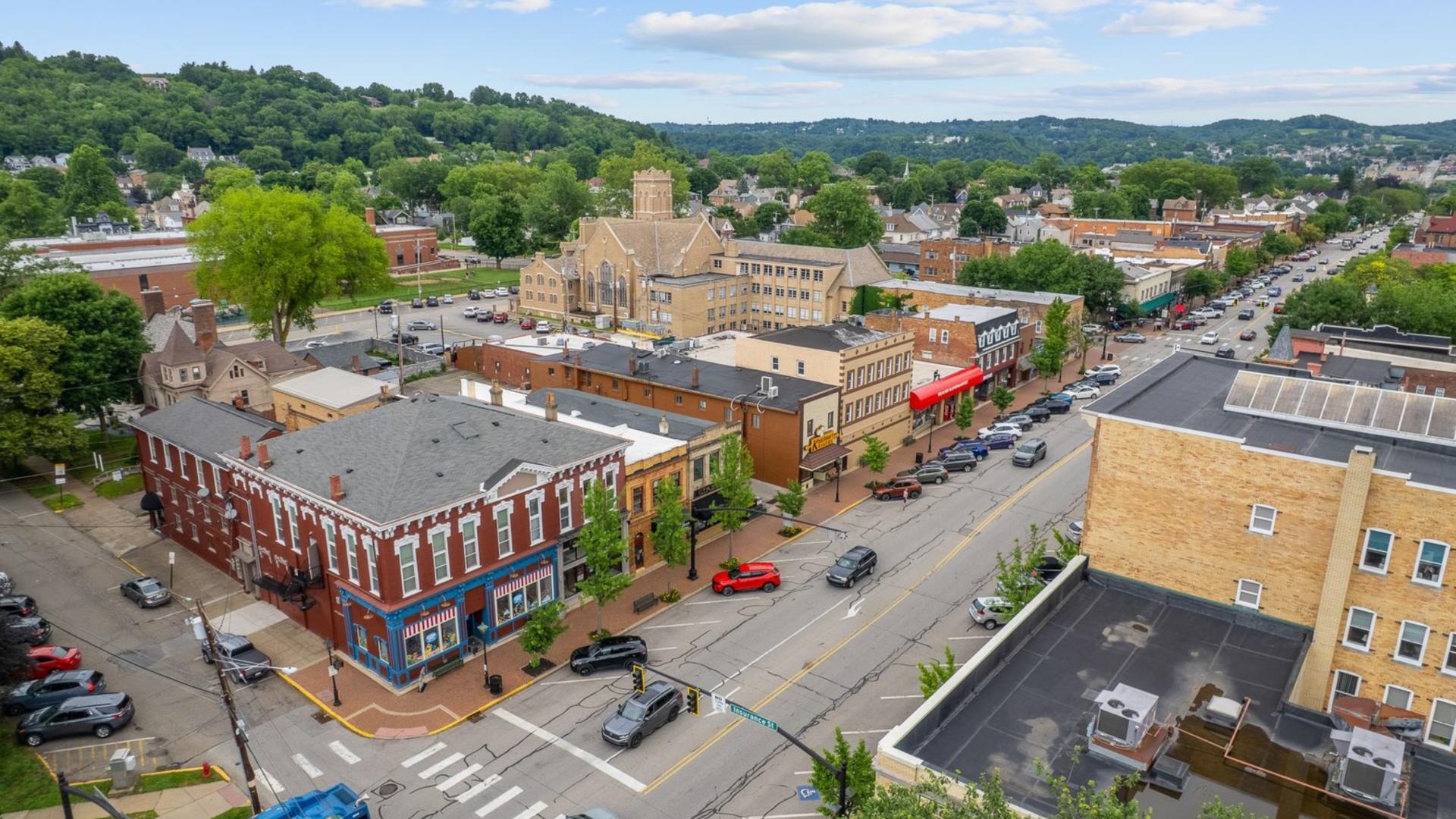 Peruse shops, grab a bite to eat, and get to know your new community!