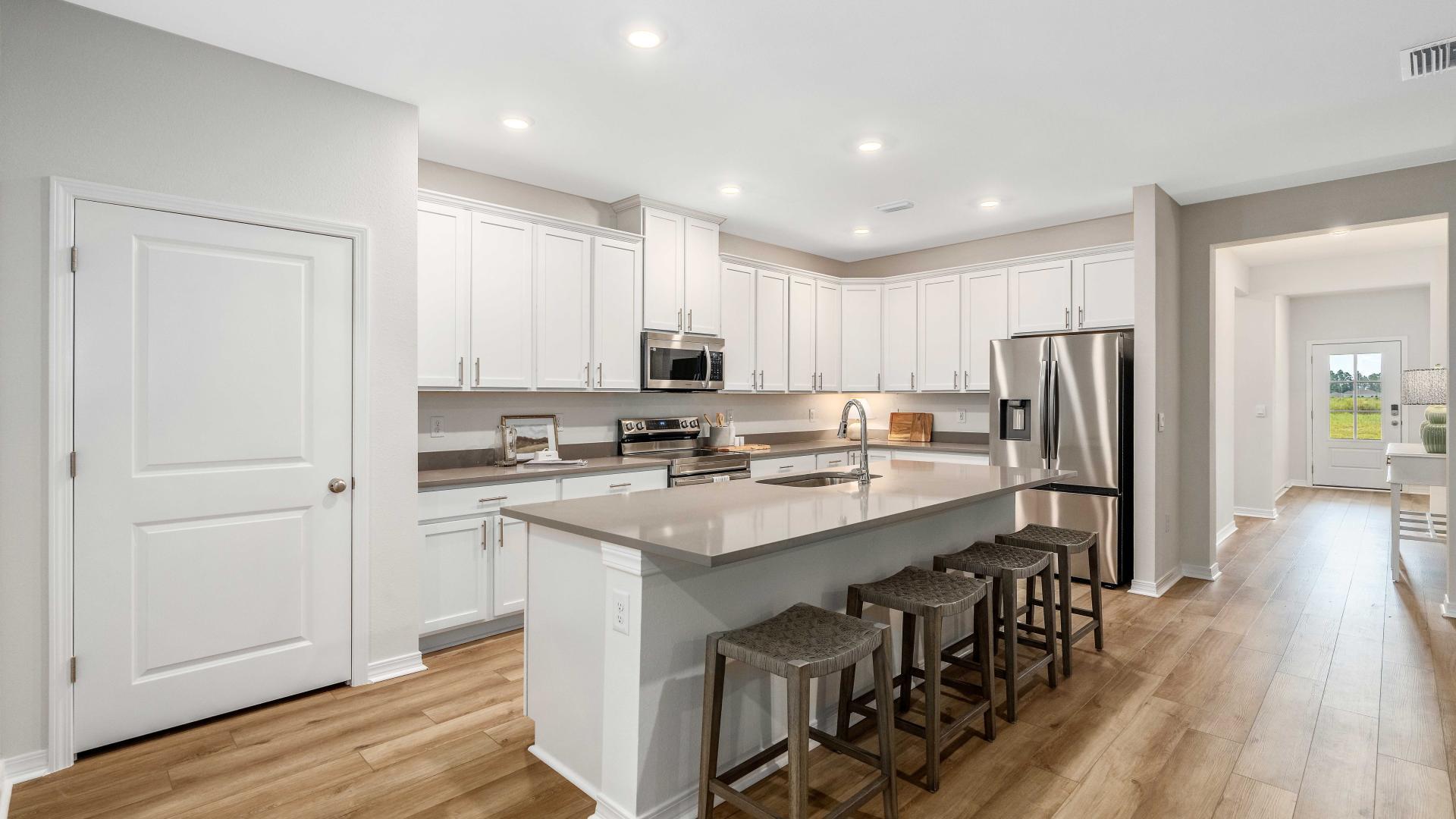 Enjoy the heart of the home with the features you want and plenty of room to whip up your favorites.