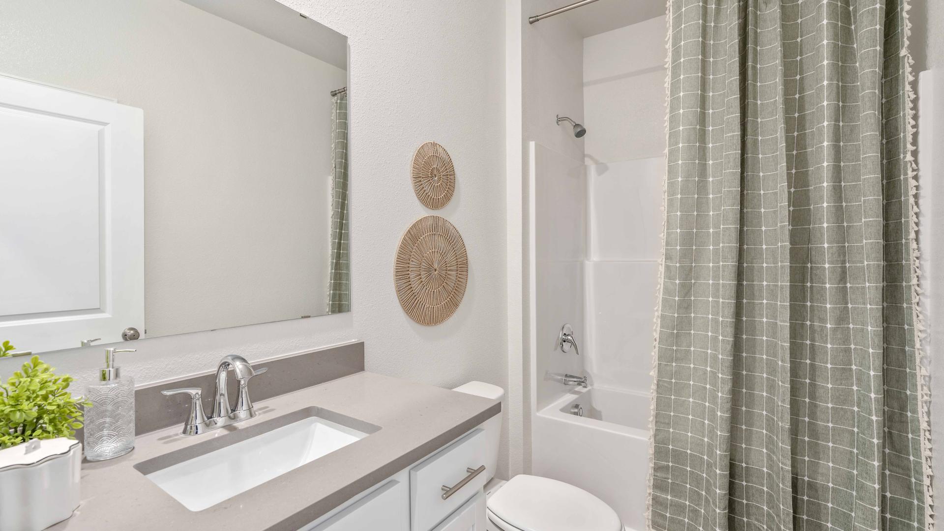Mornings just got a lot easier with enough bathroom space for everyone to get ready.
